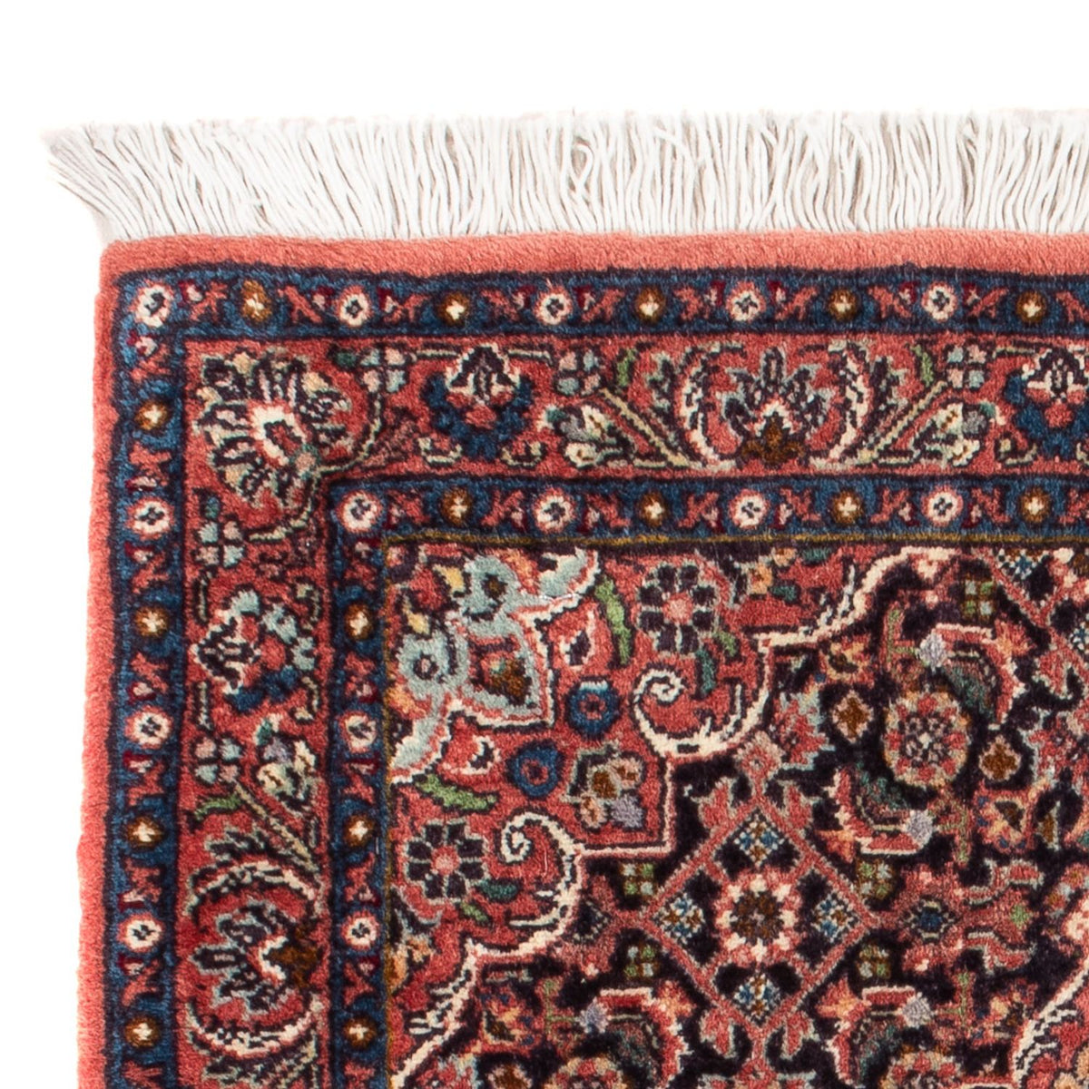 Bidjar - Takab Alfombra 50x67cm - Alfombra persa - azul oscuro