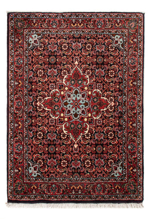 Alfombra persa - Bidjar - 72 x 52 cm - azul oscuro