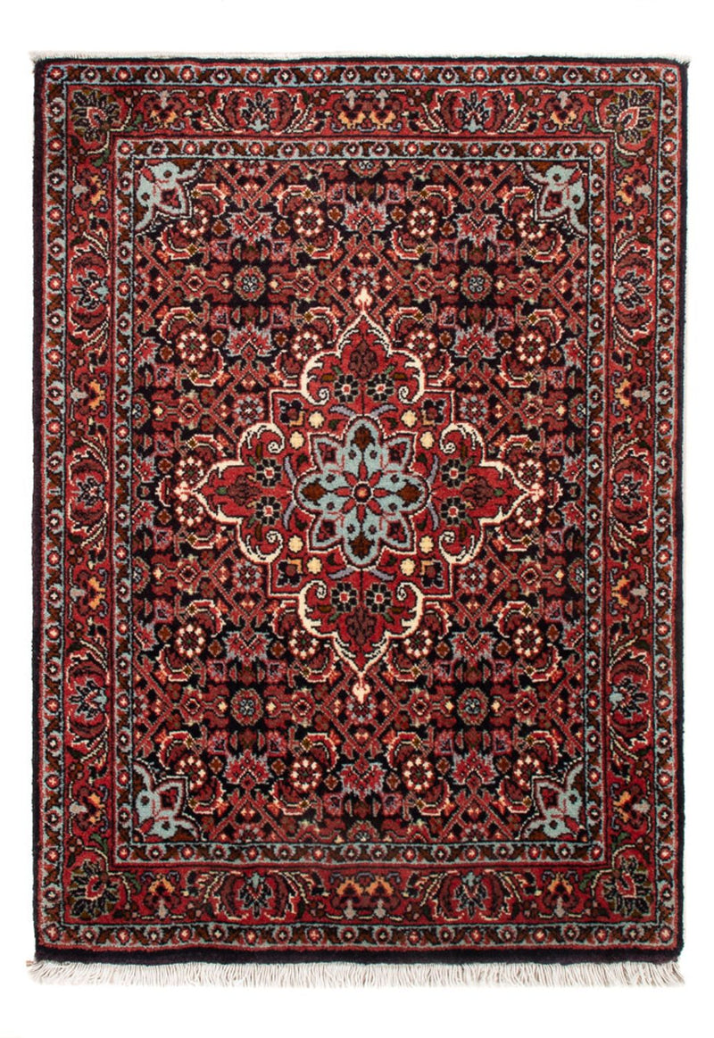 Alfombra persa - Bidjar - 72 x 52 cm - azul oscuro