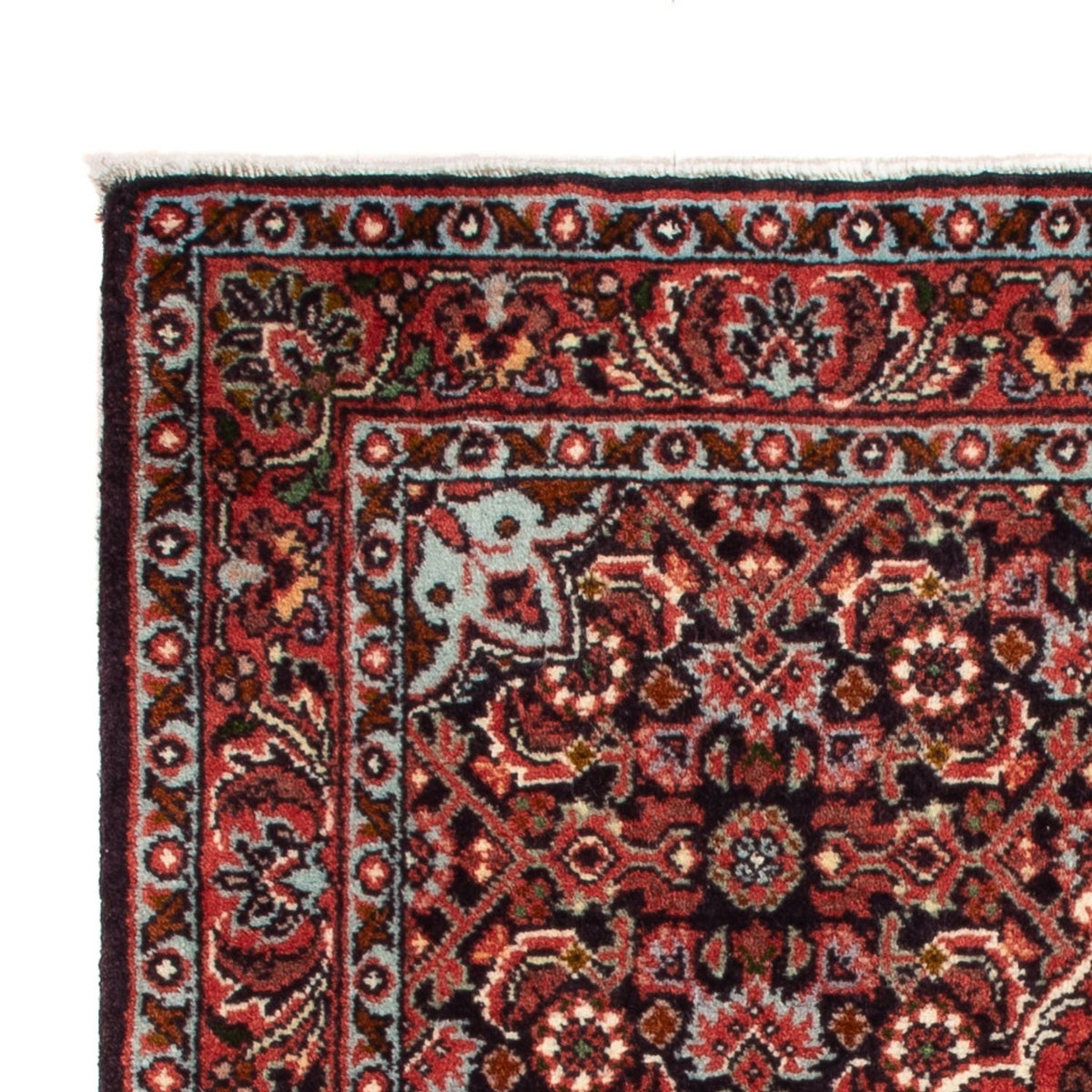 Bidjar - Takab Alfombra 52x72cm - Alfombra persa - azul oscuro