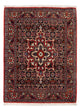 Bidjar - Takab Alfombra 52x68cm - Alfombra persa - azul oscuro
