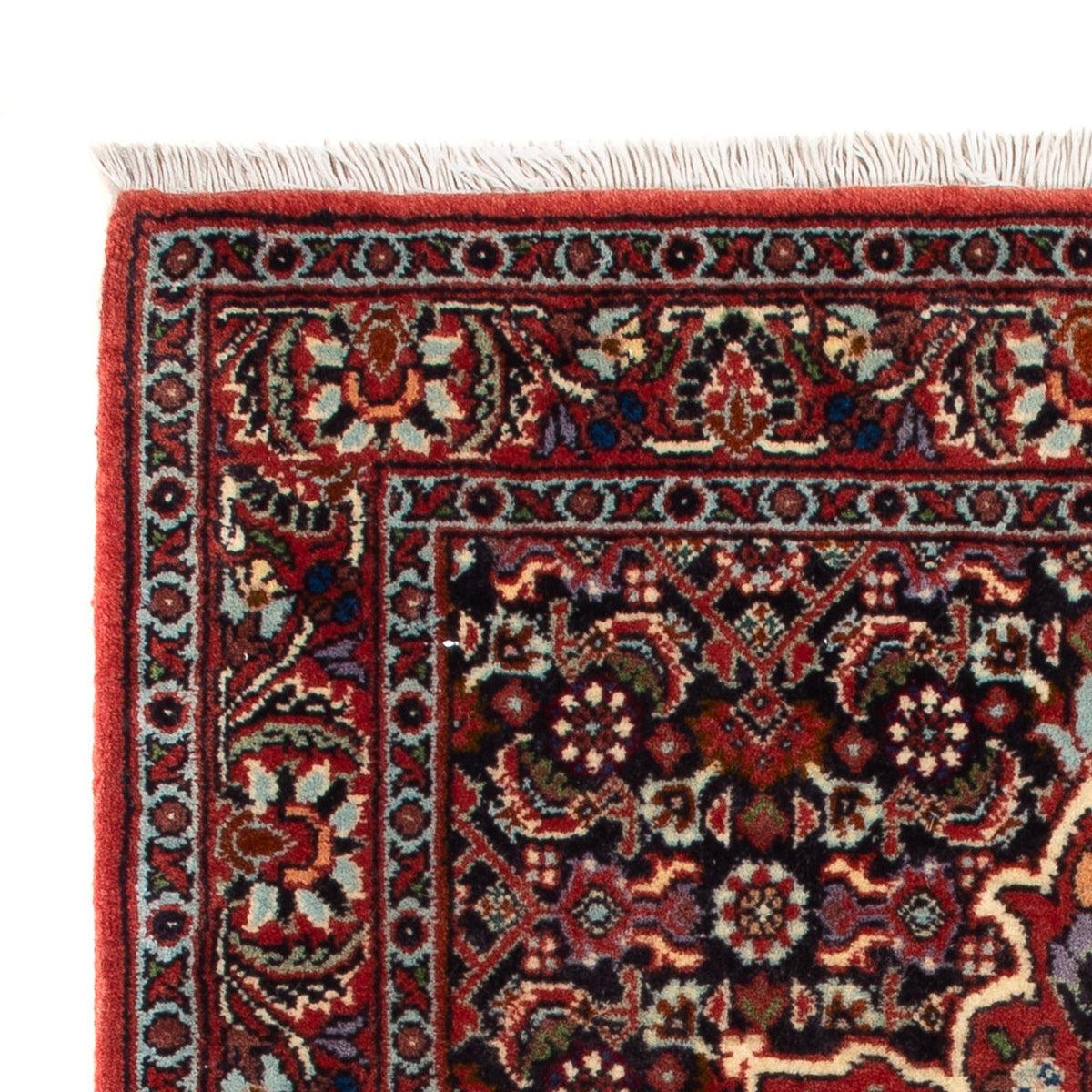 Bidjar - Takab Alfombra 52x68cm - Alfombra persa - azul oscuro