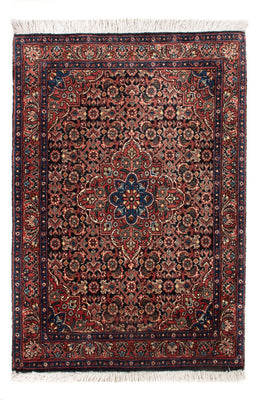 Alfombra persa - Bidjar - 78 x 53 cm - rojo