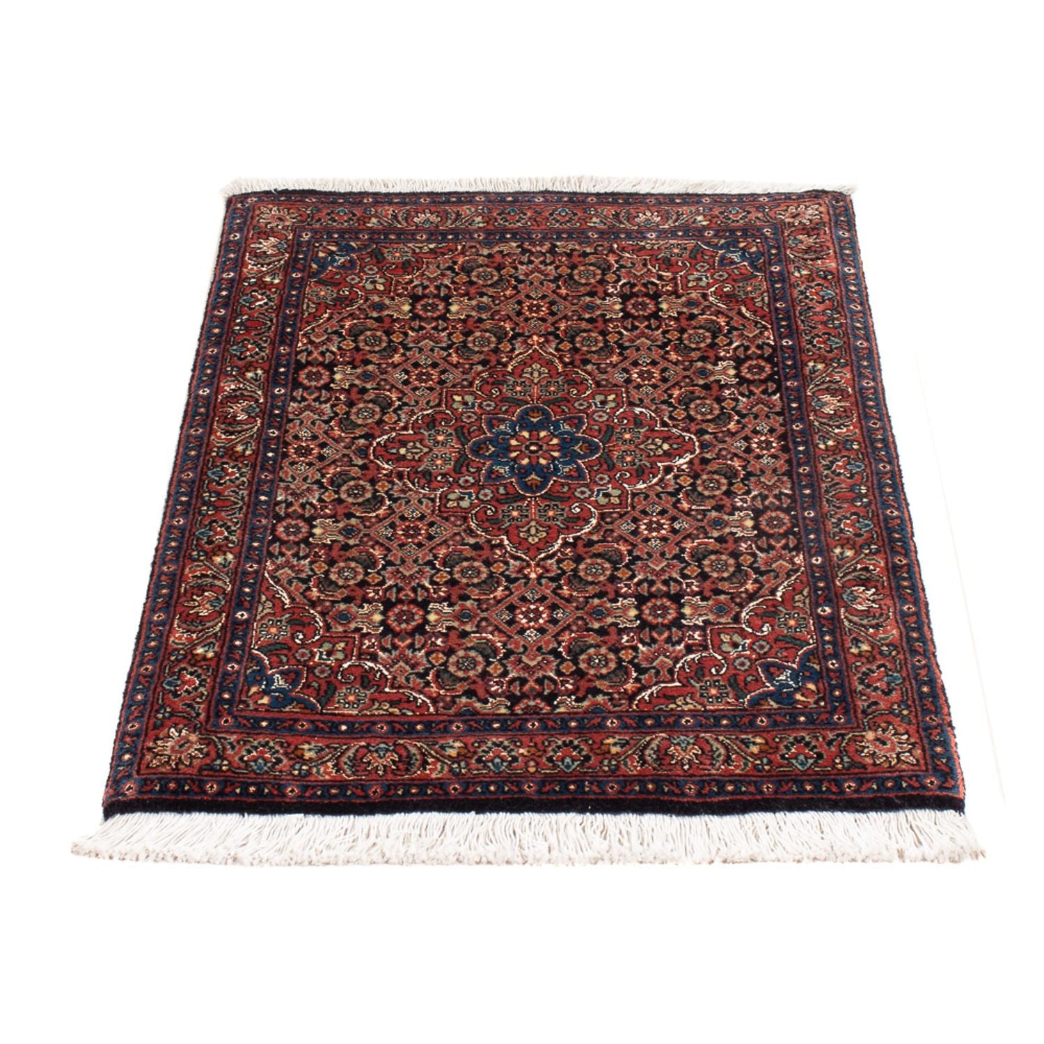 Alfombra persa - Bidjar - 78 x 53 cm - rojo
