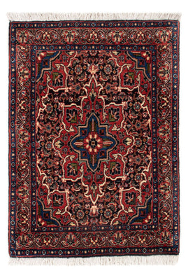 Alfombra persa - Bidjar - 72 x 50 cm - azul oscuro