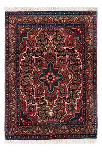 Alfombra persa - Bidjar - 72 x 50 cm - azul oscuro