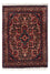 Alfombra persa - Bidjar - 72 x 50 cm - azul oscuro