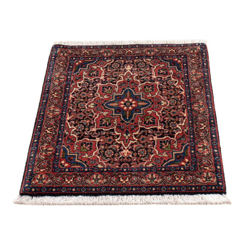Alfombra persa - Bidjar - 72 x 50 cm - azul oscuro