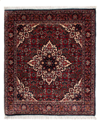 Alfombra persa - Bidjar - 65 x 52 cm - rojo