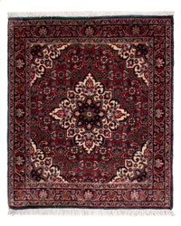 Alfombra persa - Bidjar - 65 x 52 cm - rojo