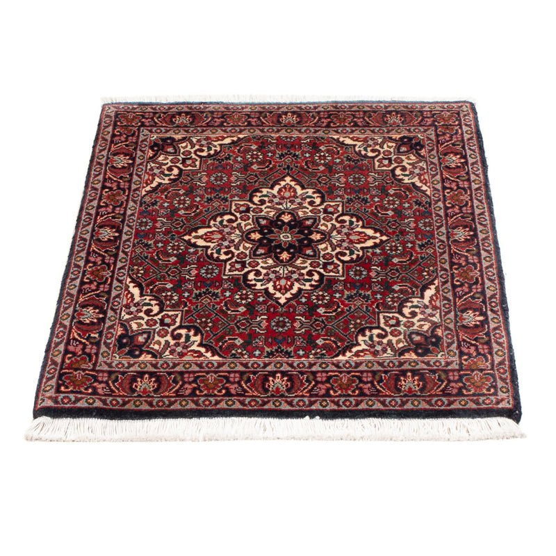 Alfombra persa - Bidjar - 65 x 52 cm - rojo