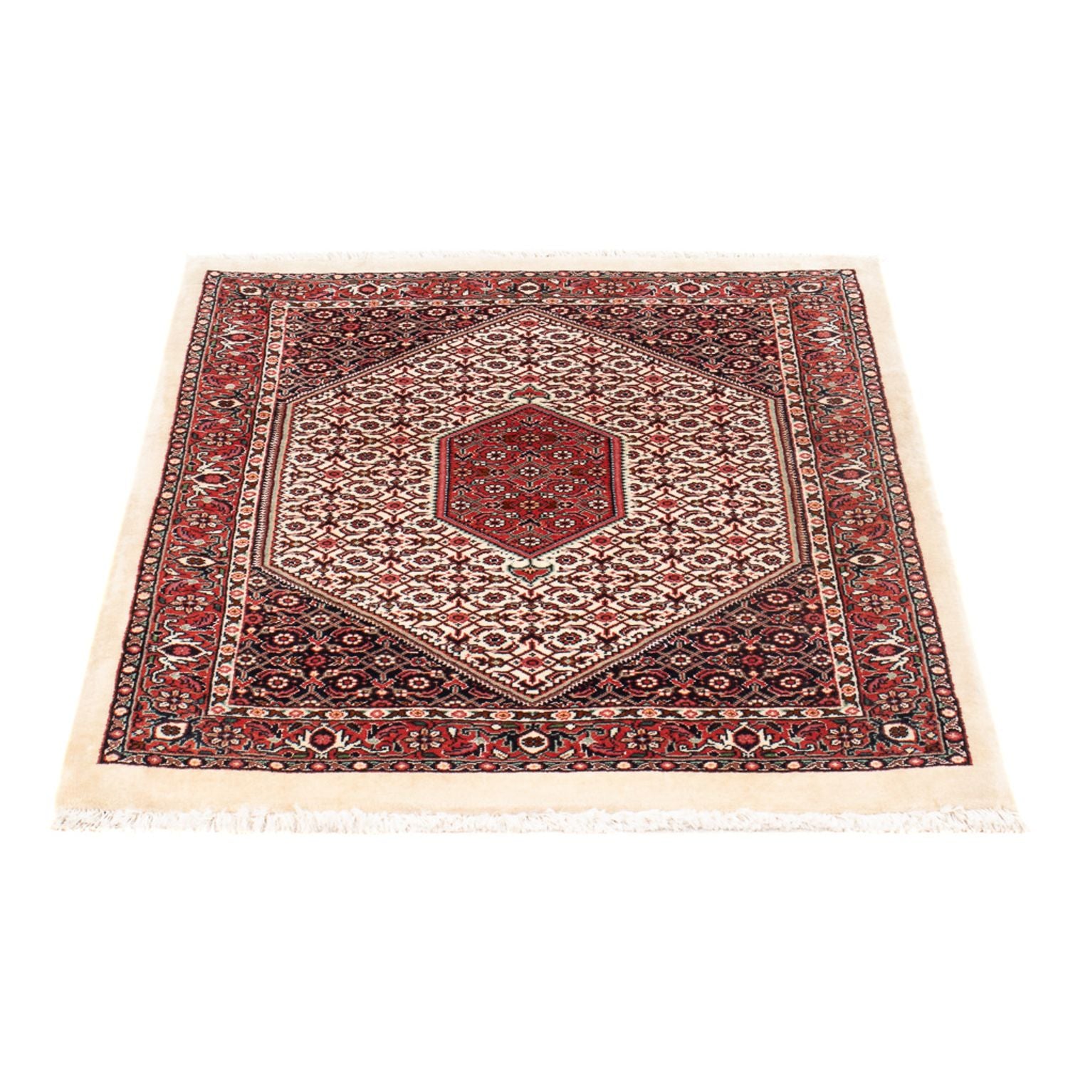 Alfombra persa - Bidjar - 90 x 70 cm - beige