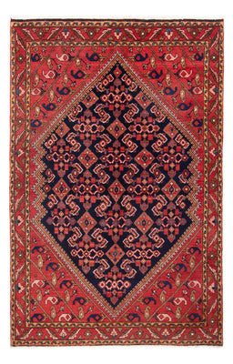 Alfombra persa - Nómada - 218 x 140 cm - azul oscuro