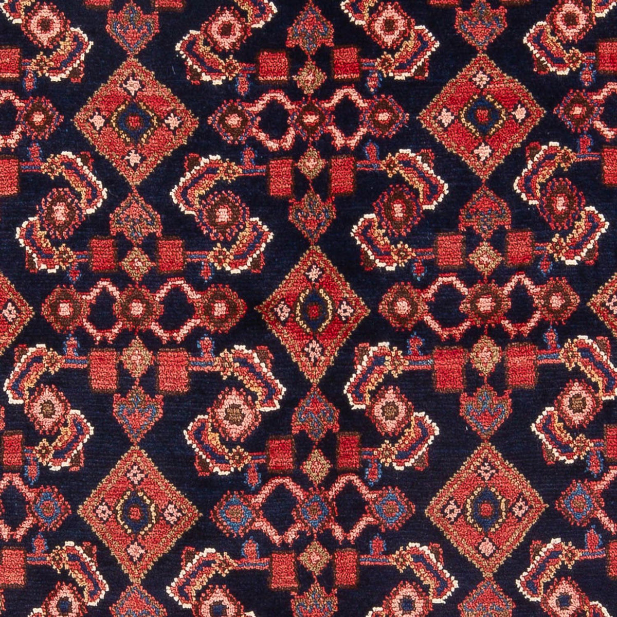 Alfombra persa - Nómada - 218 x 140 cm - azul oscuro