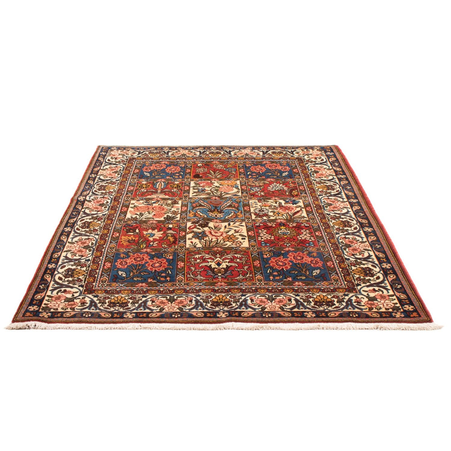 Alfombra persa - Nómada - 197 x 145 cm - multicolor