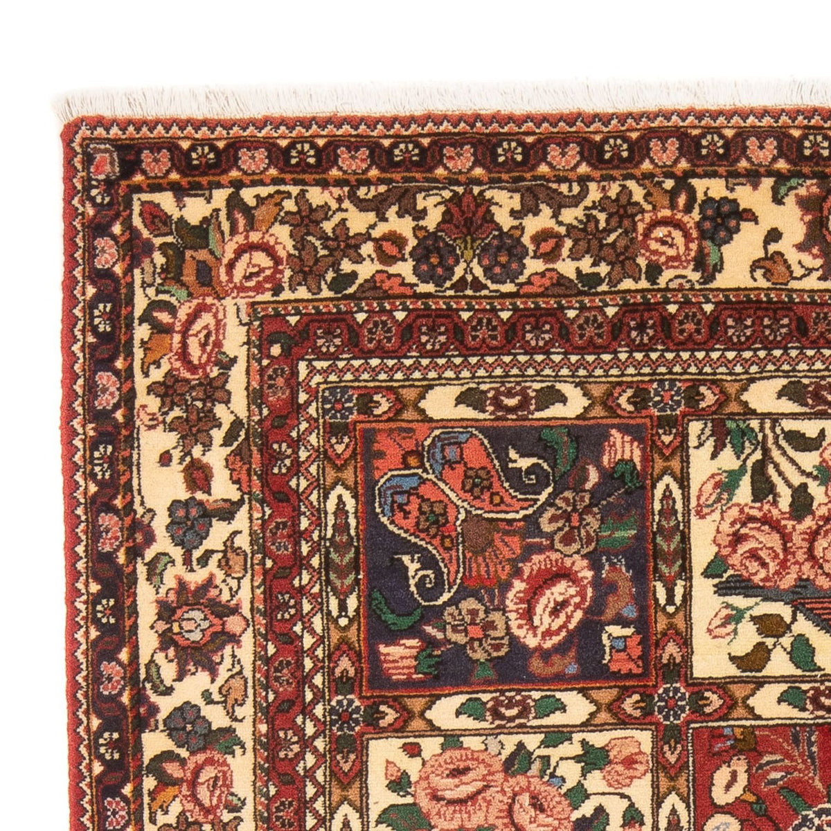 Alfombra persa - Nómada - 197 x 137 cm - multicolor