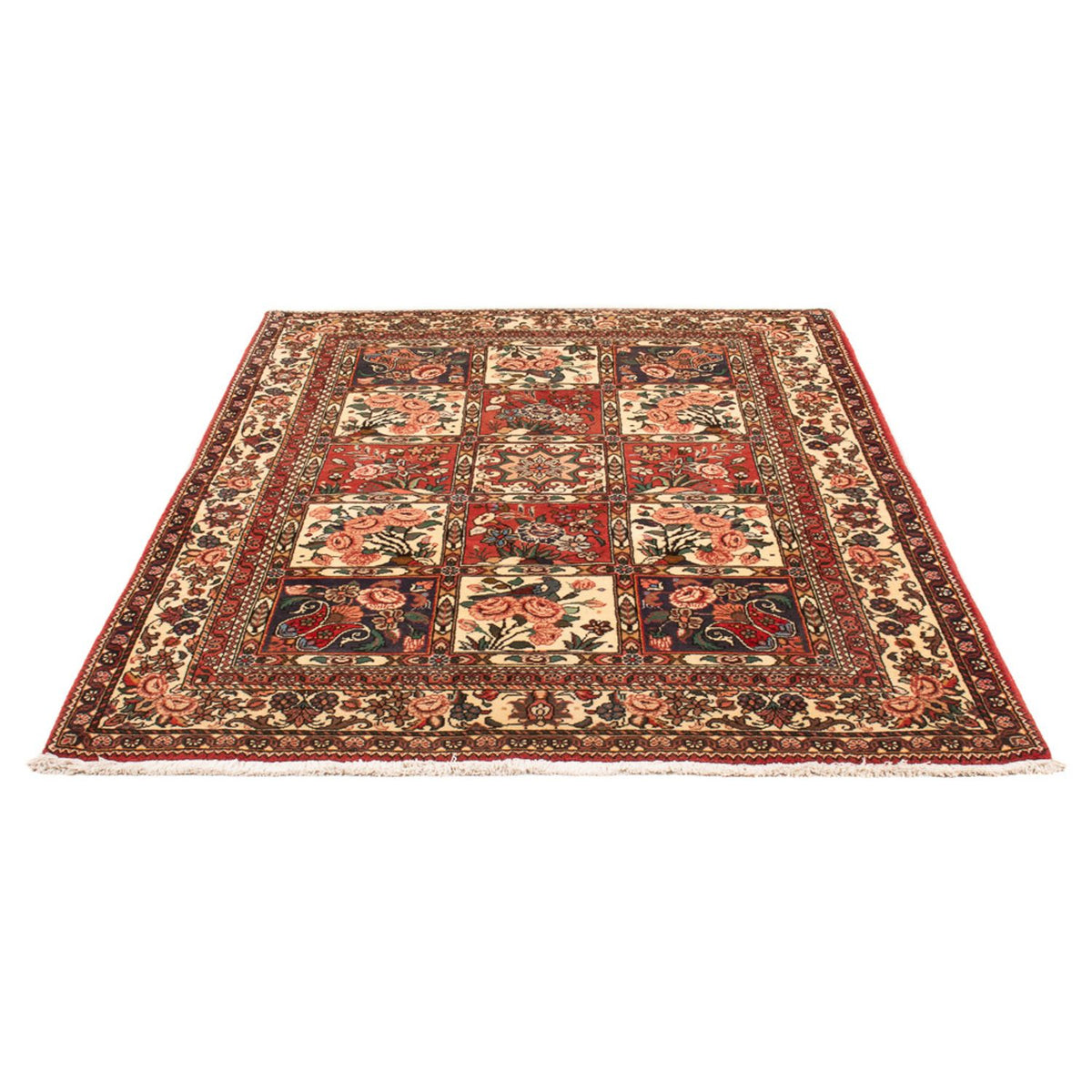 Alfombra persa - Nómada - 197 x 137 cm - multicolor