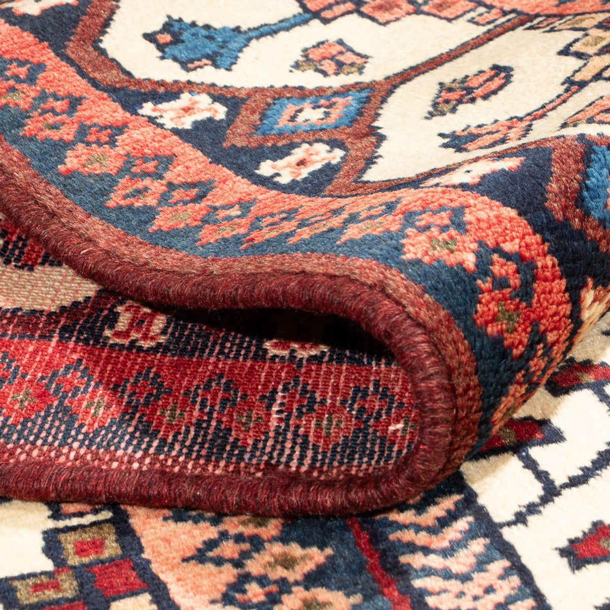 Alfombra persa - Nómada - 206 x 124 cm - crema