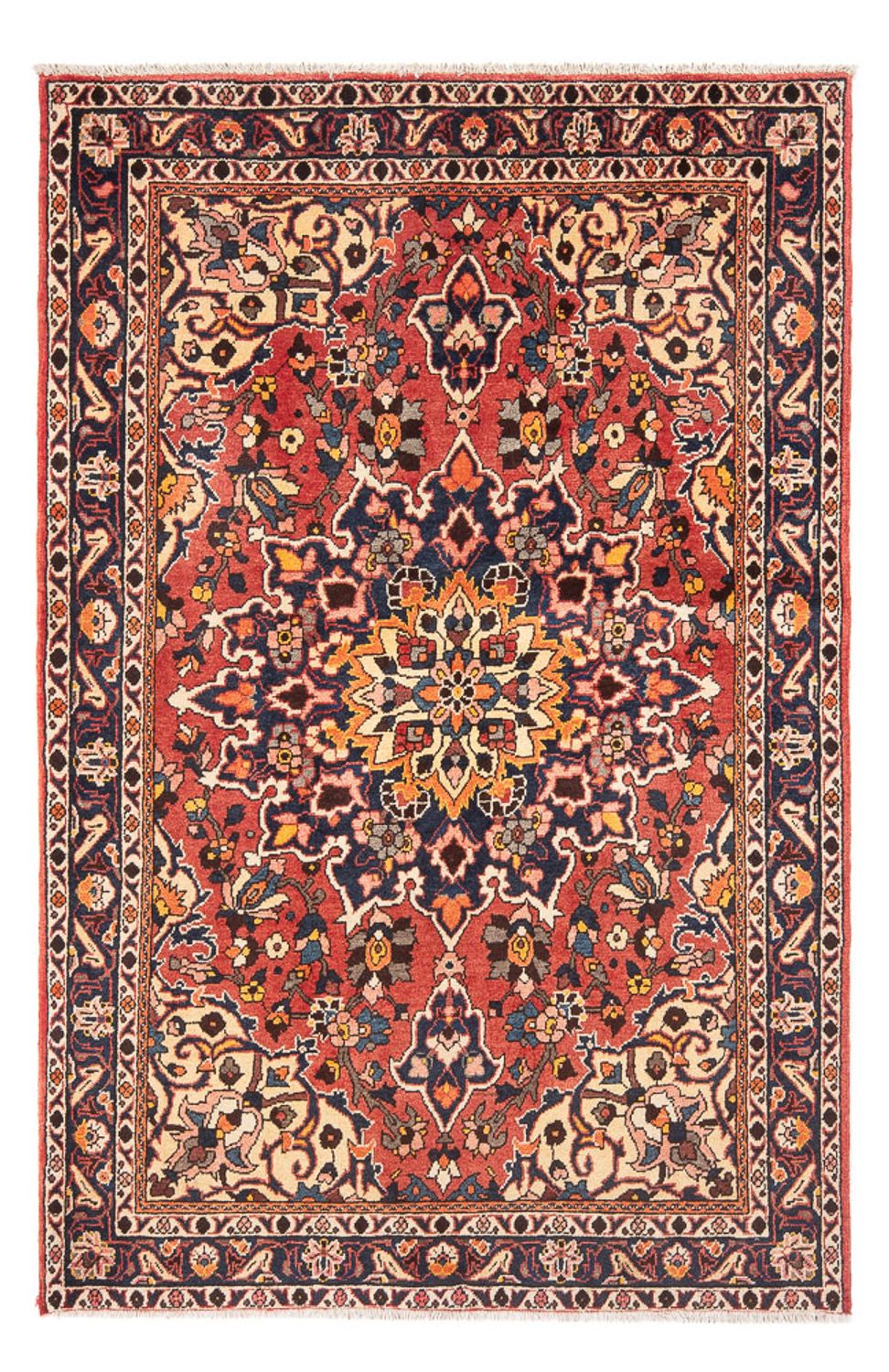 Alfombra persa - Nómada - 208 x 135 cm - rojo