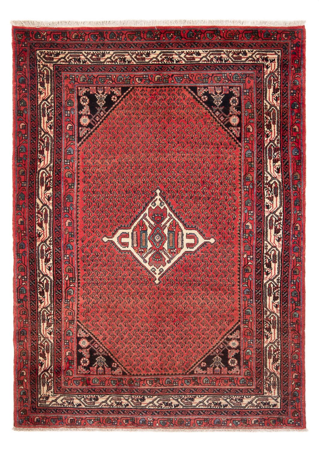 Alfombra persa - Mir - 205 x 152 cm - rojo