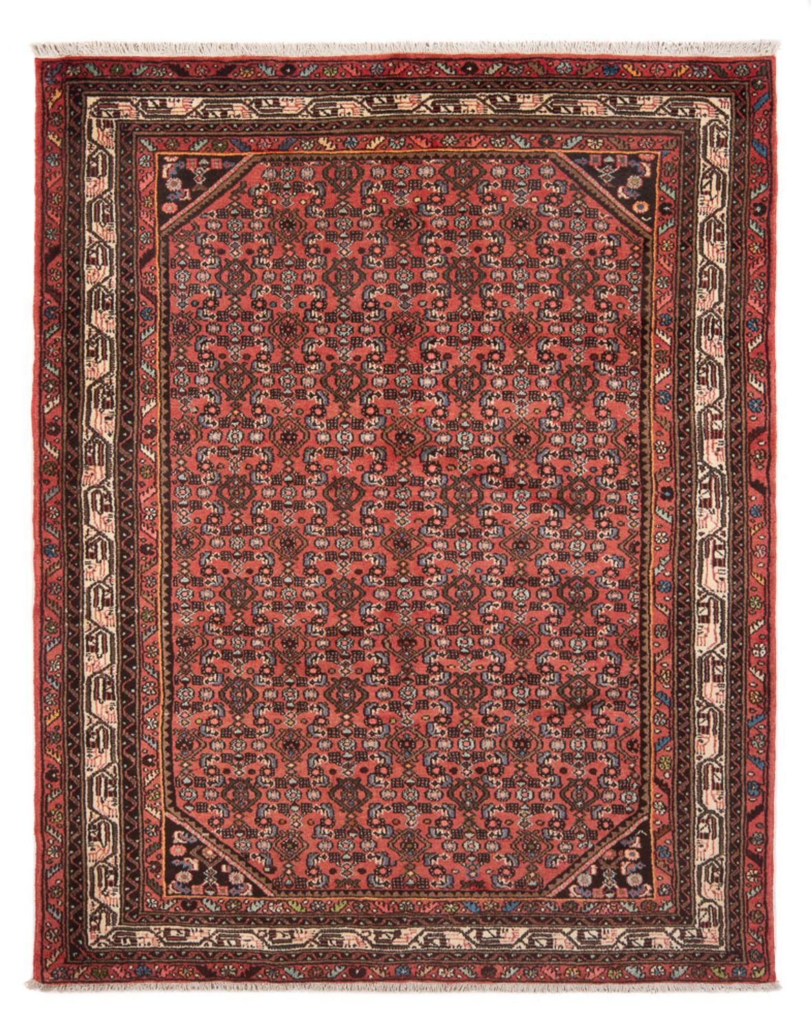 Alfombra persa - Mir - 194 x 145 cm - rojo