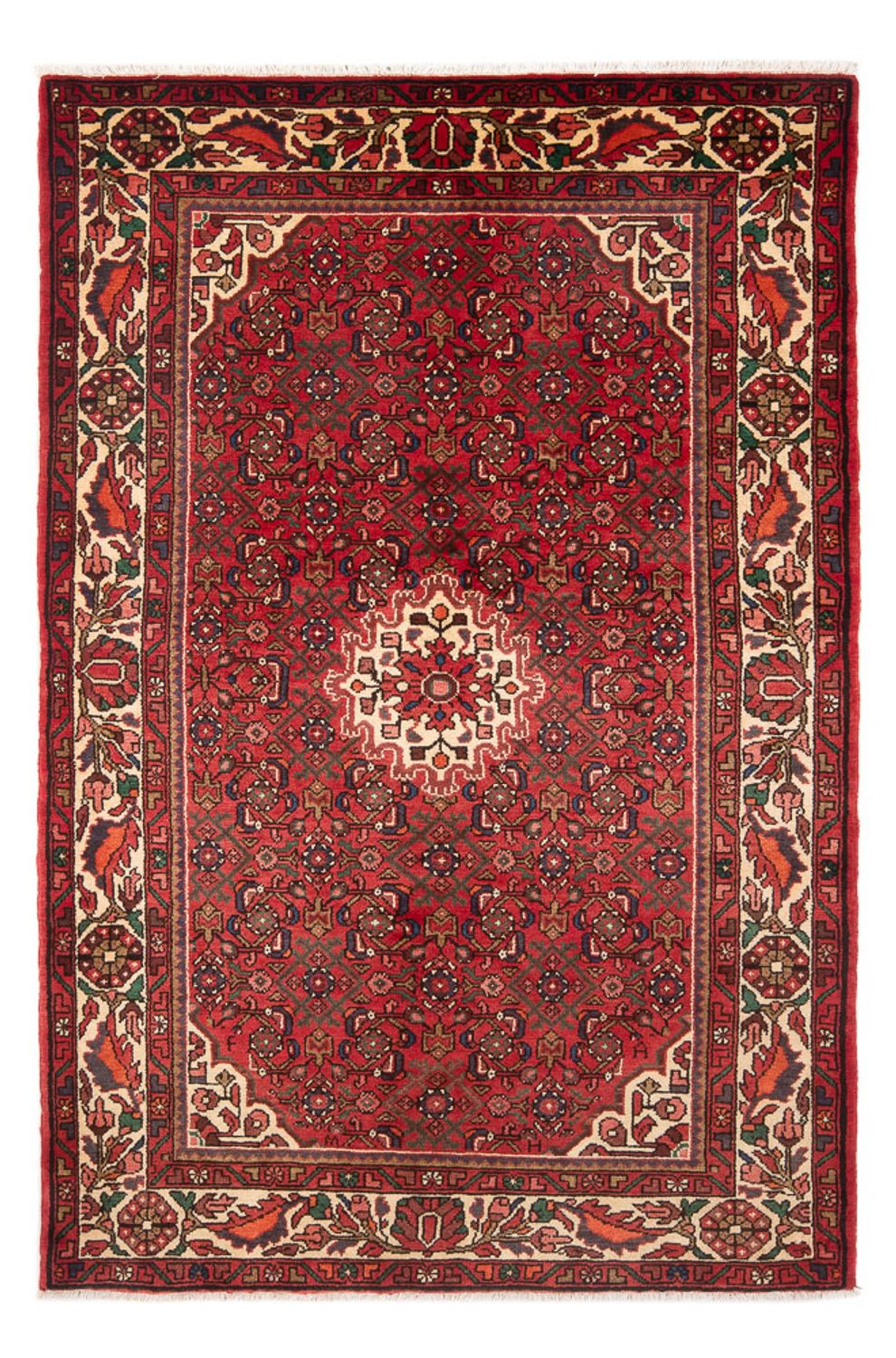 Alfombra persa - Nómada - 213 x 138 cm - rojo