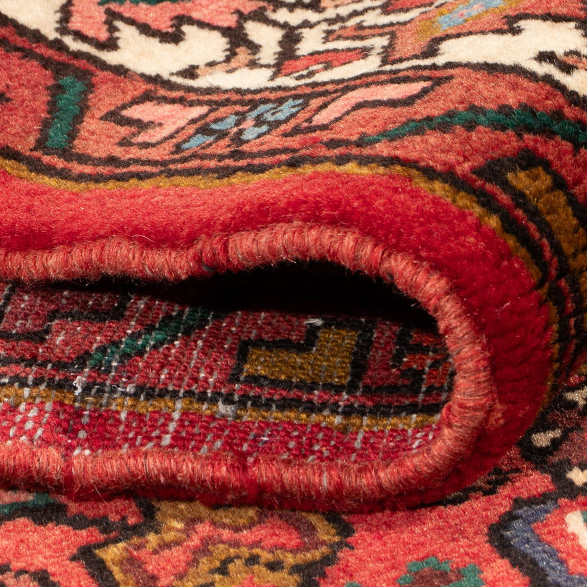 Alfombra persa - Nómada - 214 x 150 cm - rojo