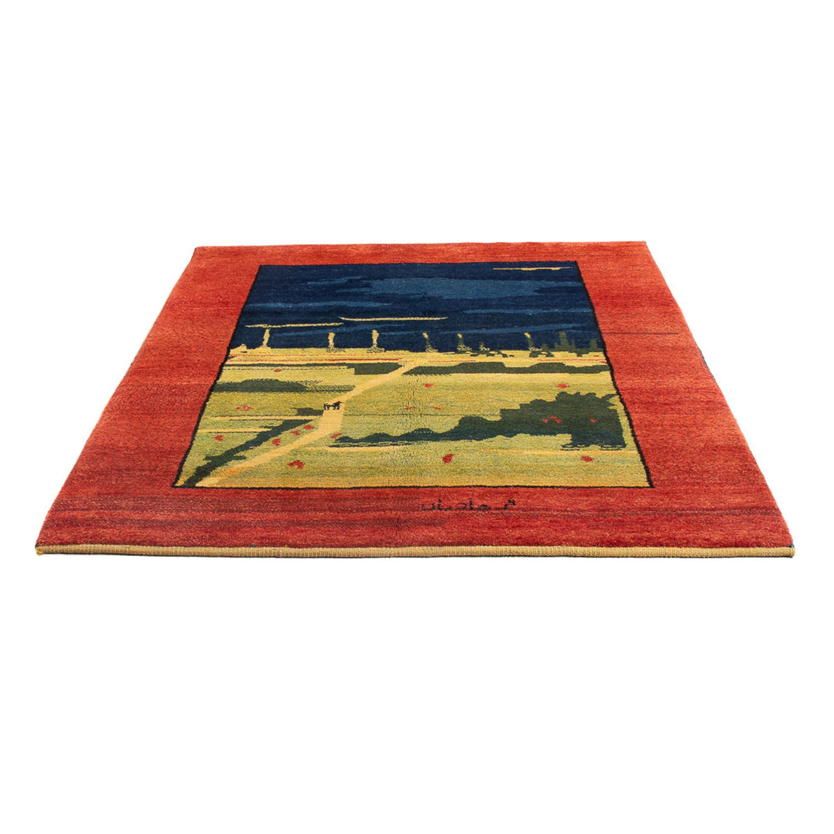 Alfombra Gabbeh - Persa - 180 x 140 cm - multicolor