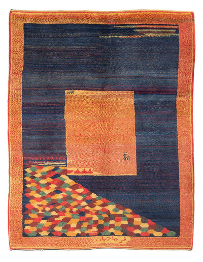 Gabbeh persa Alfombra 157x196cm - Perserteppich Wollteppich