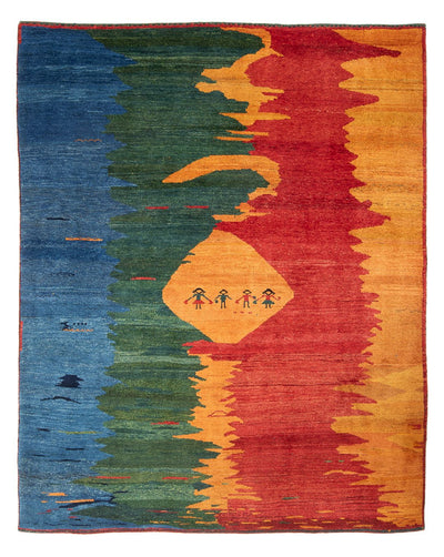 Gabbeh persa Alfombra 198x240cm - Perserteppich Wollteppich