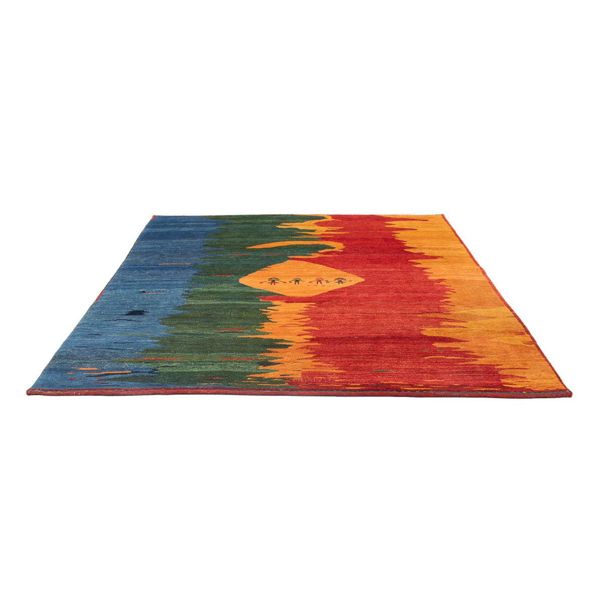 Alfombra Gabbeh - Persa - 240 x 198 cm - multicolor