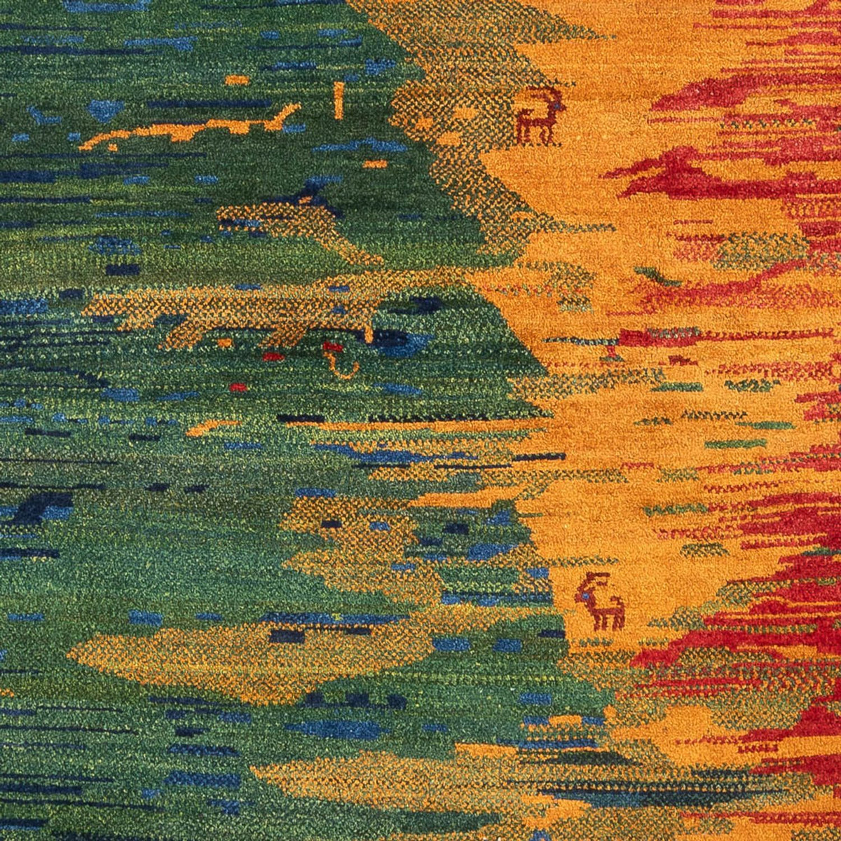 Alfombra Gabbeh - Persa - 228 x 200 cm - multicolor