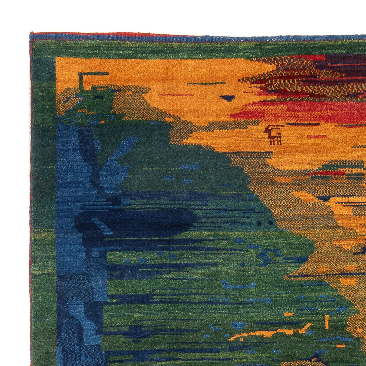 Gabbeh persa Alfombra 200x228cm - Perserteppich Wollteppich