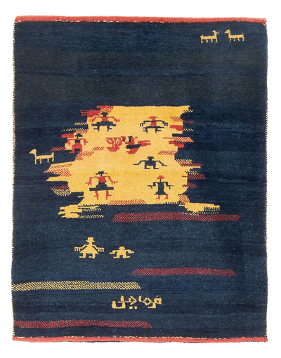 Gabbeh persa Alfombra 92x120cm - Perserteppich Wollteppich
