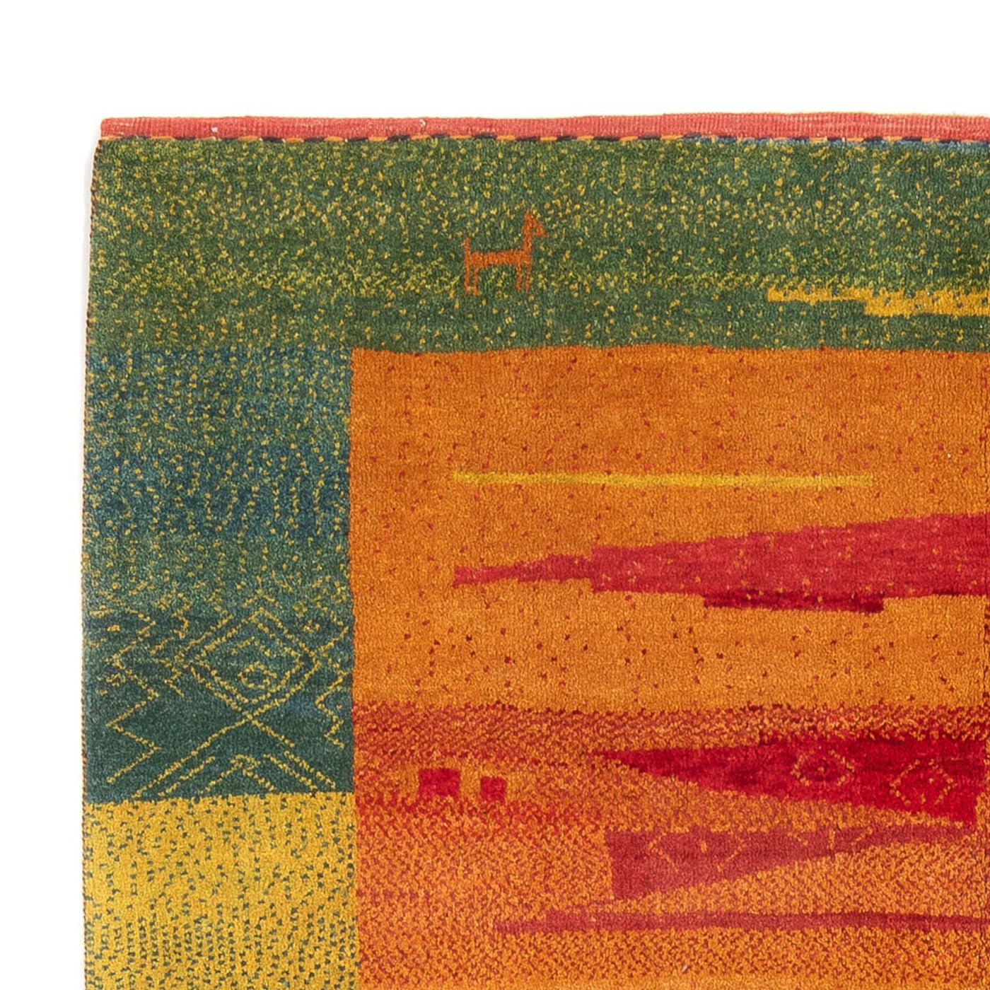 Gabbeh Persa Alfombra 218x173cm - Perserteppich Wollteppich