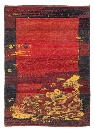 Gabbeh persa Alfombra 127x176cm - Perserteppich Wollteppich