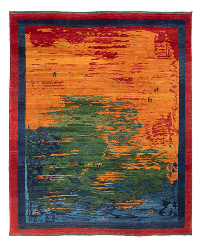 Gabbeh persa Alfombra 198x238cm - Perserteppich Wollteppich