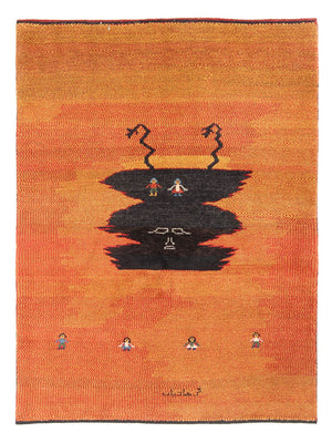 Alfombra Gabbeh - Persa - 196 x 150 cm - multicolor