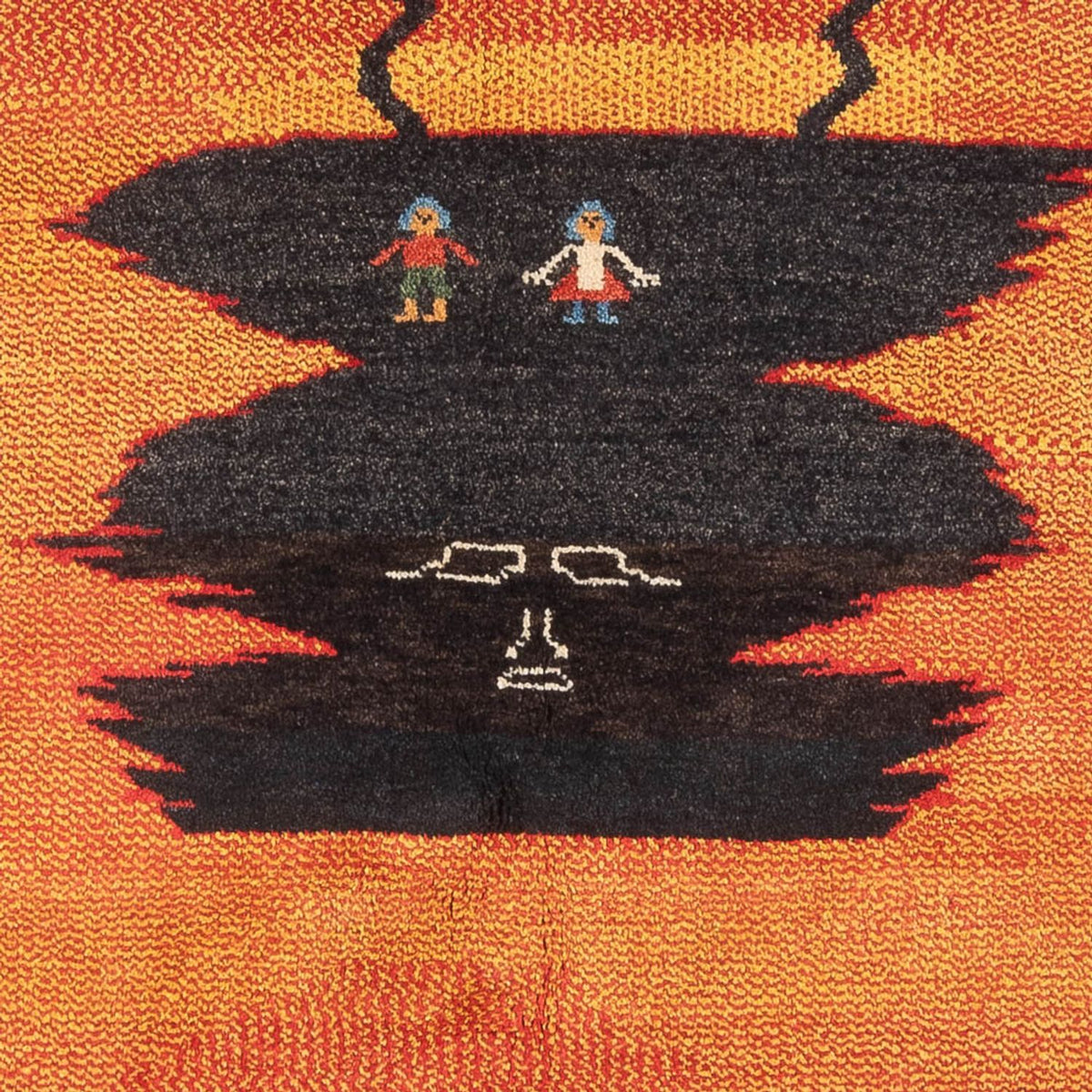 Alfombra Gabbeh - Persa - 196 x 150 cm - multicolor