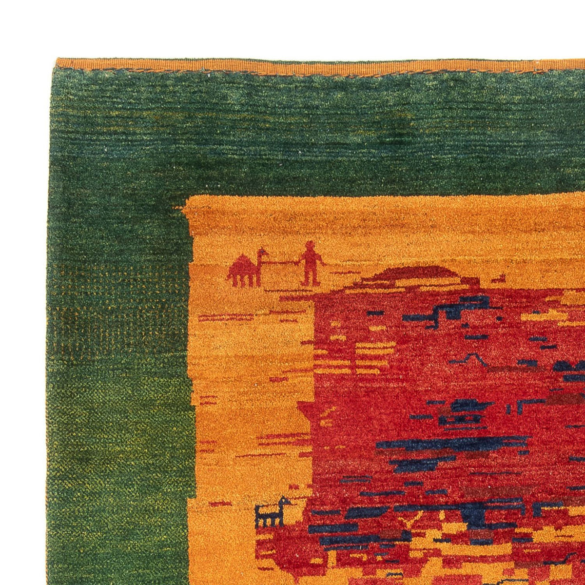 Gabbeh persa Alfombra 200x227cm - Perserteppich Wollteppich