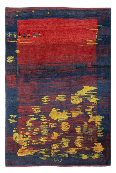 Gabbeh persa Alfombra 190x266cm - Perserteppich Wollteppich