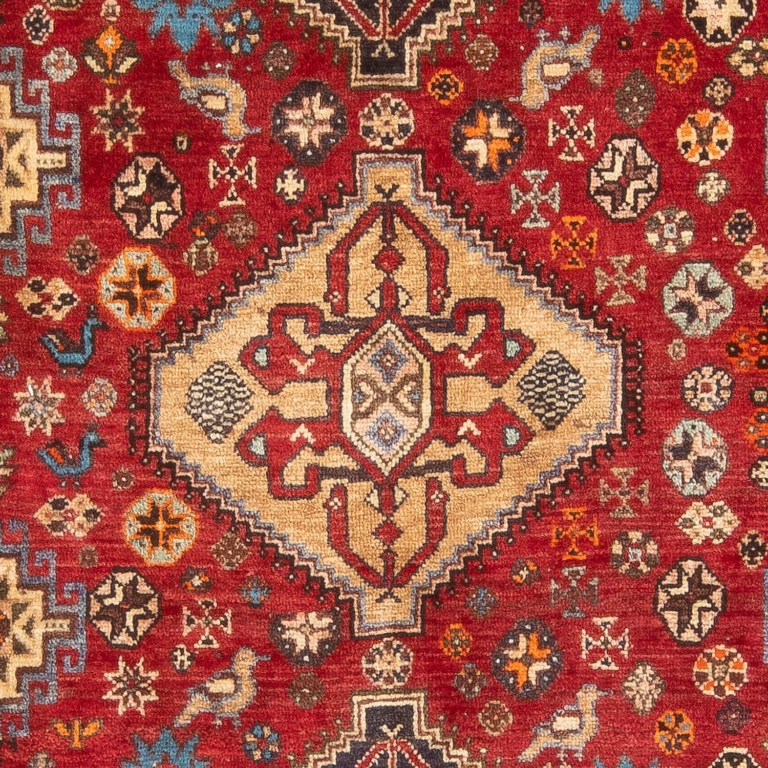 Alfombra persa - Nómada - 197 x 130 cm - rojo