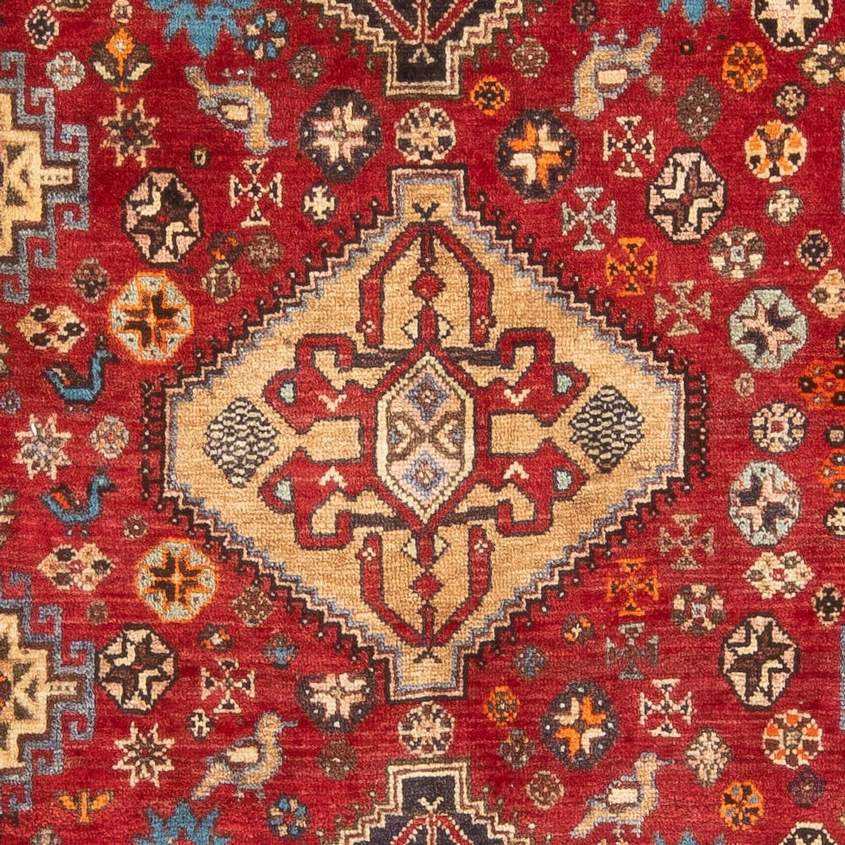 Alfombra persa - Nómada - 197 x 130 cm - rojo