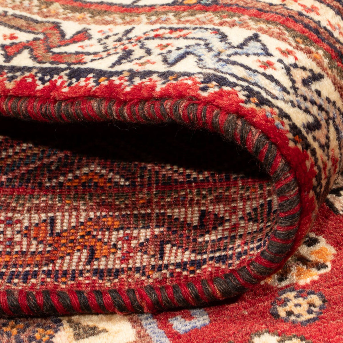 Alfombra persa - Nómada - 197 x 130 cm - rojo