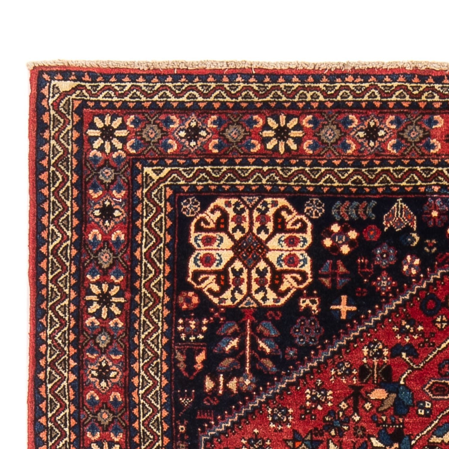 Alfombra persa - Nómada - 148 x 110 cm - rojo