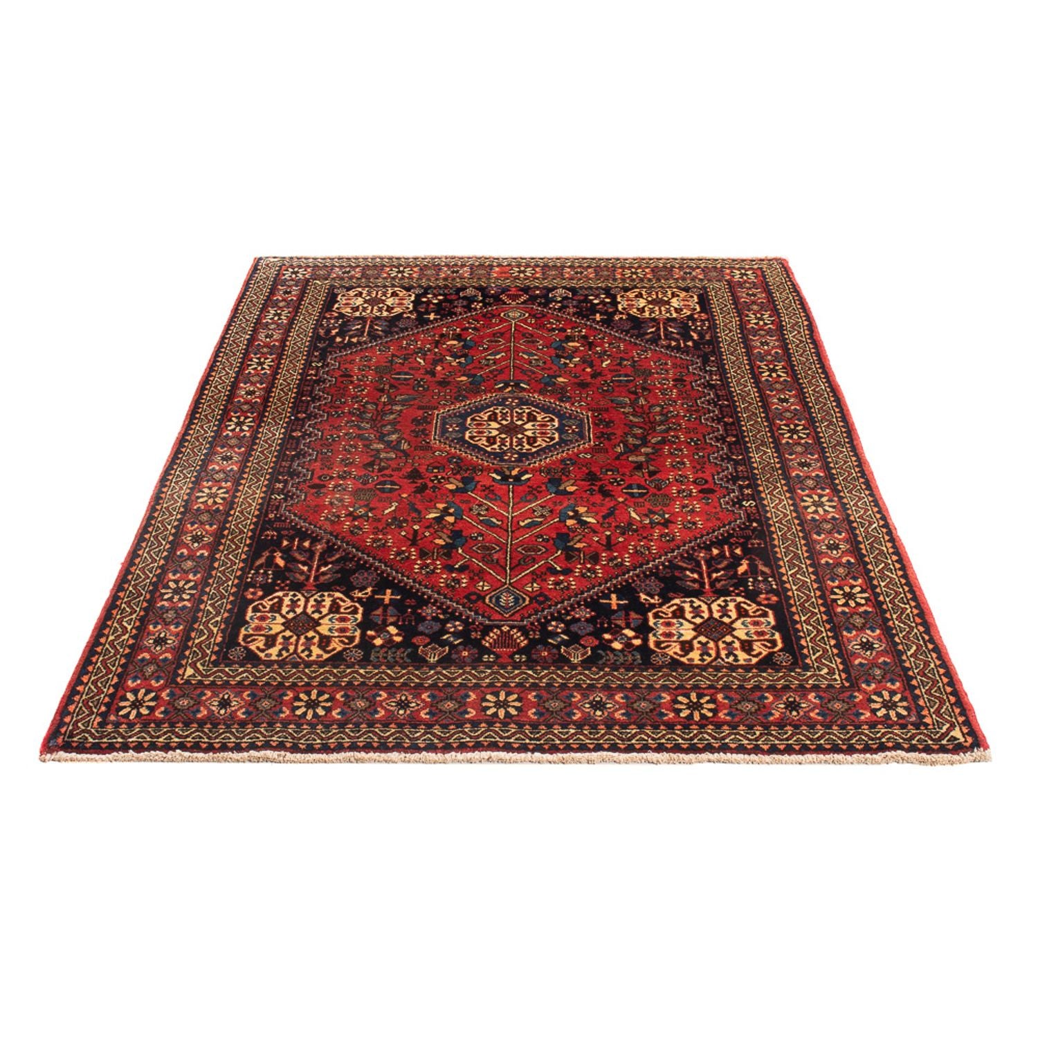 Alfombra persa - Nómada - 148 x 110 cm - rojo