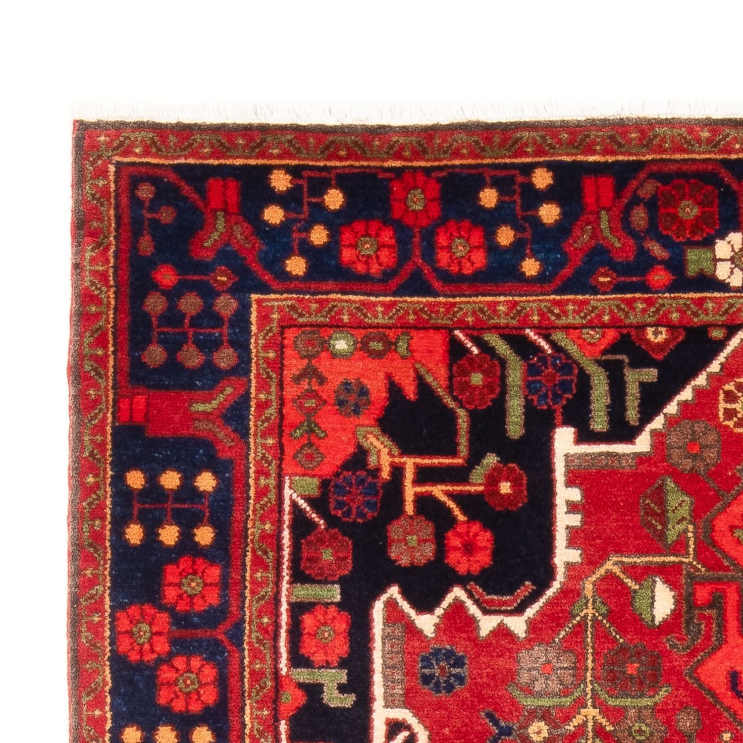 Alfombra persa - Nómada - 207 x 138 cm - rojo