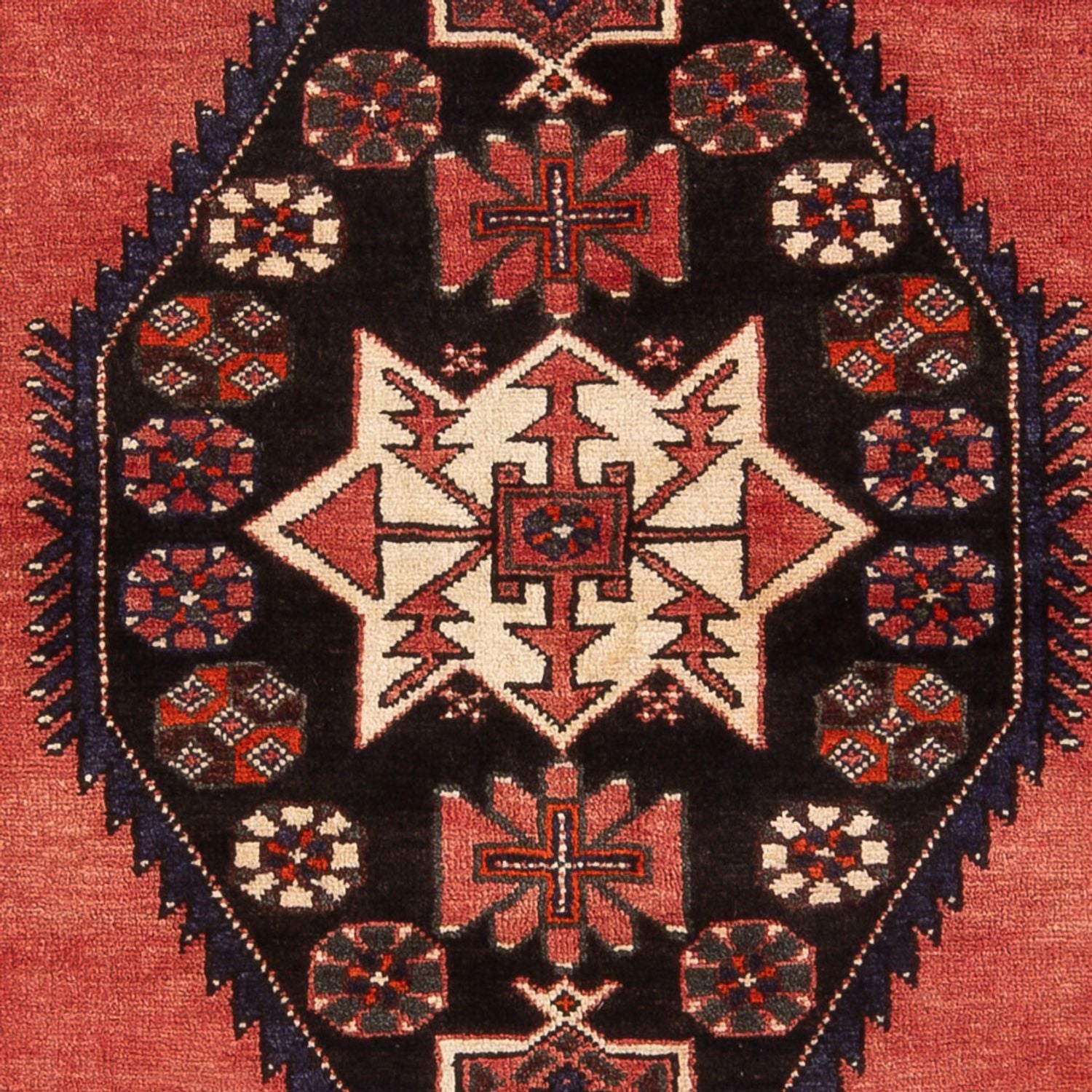 Alfombra persa - Nómada - 215 x 140 cm - naranja