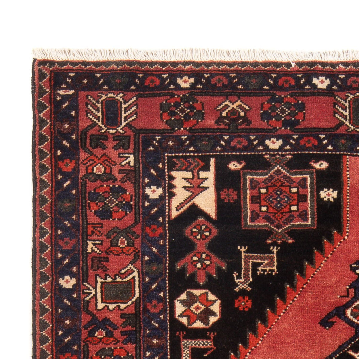 Alfombra persa - Nómada - 215 x 140 cm - naranja