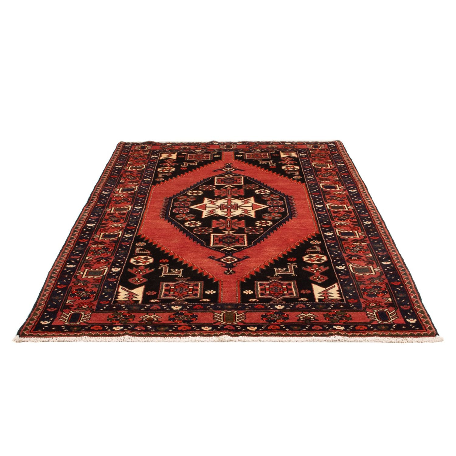 Alfombra persa - Nómada - 215 x 140 cm - naranja